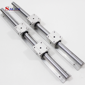 Riel deslizante de bola lineal de aluminio, guía de movimiento lineal Circular, SBR20, SBR20UU, SBR20LUU - Product Image 3