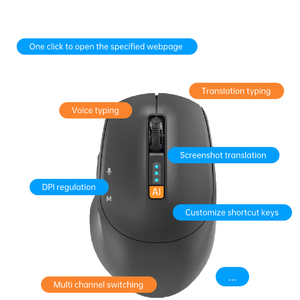 AI Smart Voice <strong>Mouse</strong> 2.4G Wireless <strong>Mouse</strong> with USB Receiver Adjustable <strong>DPI</strong> Voice Typing <strong>Mouse</strong> 112 Languages <strong>of</strong> Voice Translation - Product Image 5