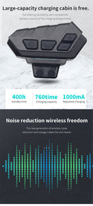 2 vías Bluetooth 5,1 sistema de intercomunicación para deportes inalámbrico Bluetooth casco intercomunicador motocicleta intercomunicador teléfono conjunto - Product Image 4