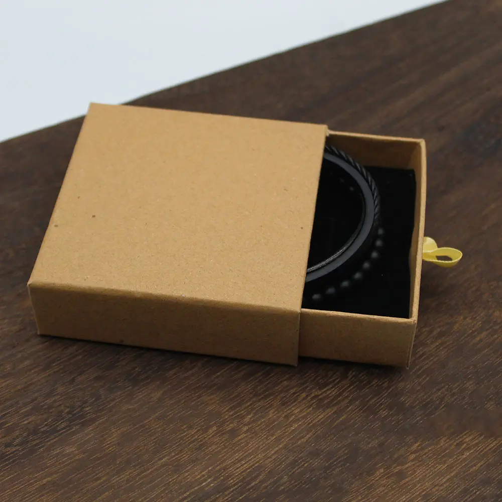 2024 großhandel herren damen armband luxus geschenk schwarz braun kundenspezifischer druck logo geschmiedete verpackung box boxen für schmuck verpackung