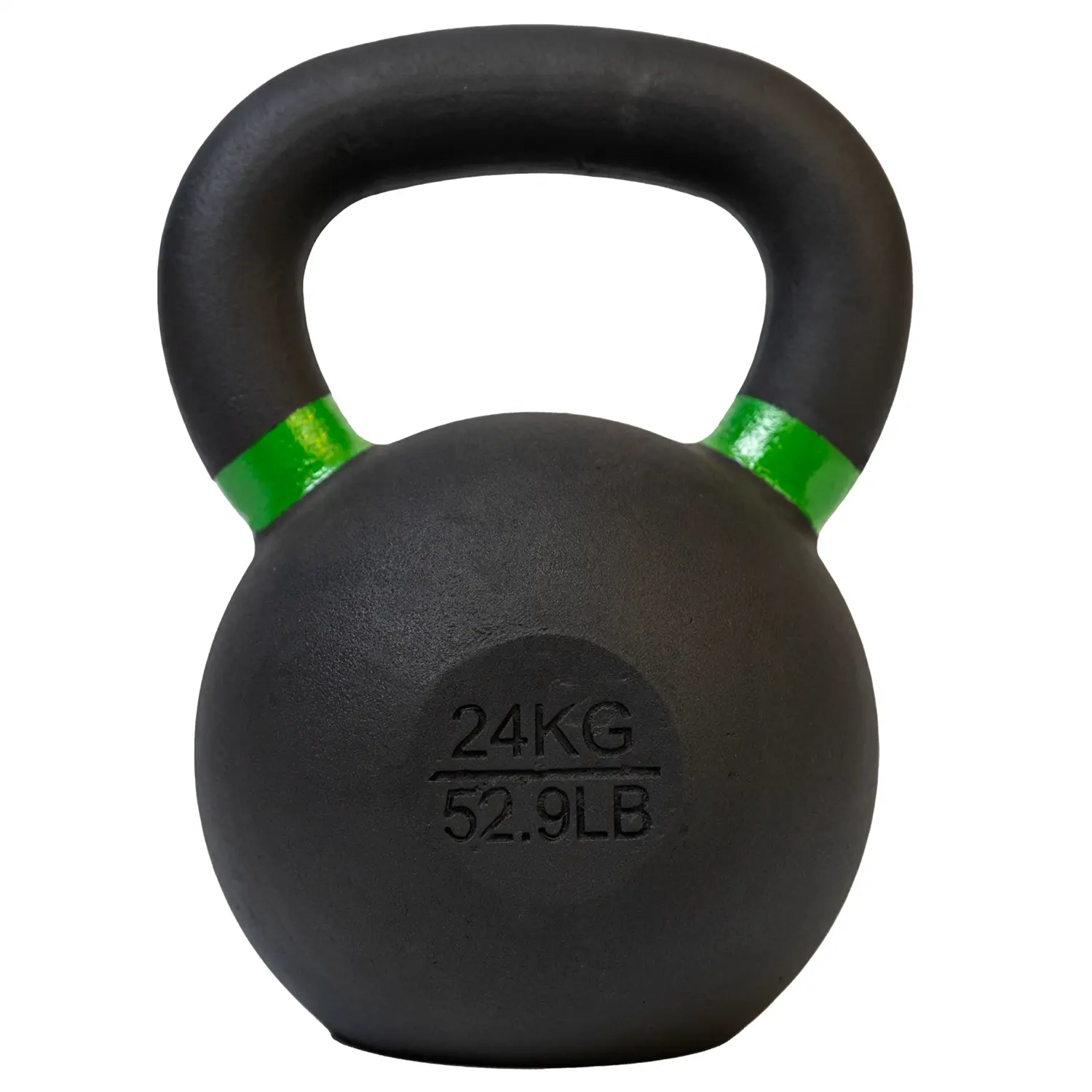 Venta al por mayor Fitness 16 20 24 kg de agarre ergonómicas logotipo personalizado único Color negro con recubrimiento de polvo de hierro fundido