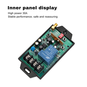 ポンプ用ハイパワーRFワイヤレススイッチ220V30Aリモートリレースイッチ433MHzリモートスイッチワイヤレスリレー - Product Image 3