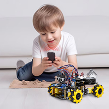 ESP32 Smart Car IoT Programmier bares 4WD-Roboter-DIY-Kit EatM Education App Control Kompatibel mit Arduino Uno Kit für Robotics Educat - Product Image 2