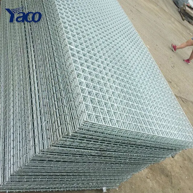 8 10 gauge GI filo 2x2 2x4 4x4 bovini zincato saldato pannello di rete metallica 4x8ft PVC rivestito saldati wire mesh scherma pannelli prezzo