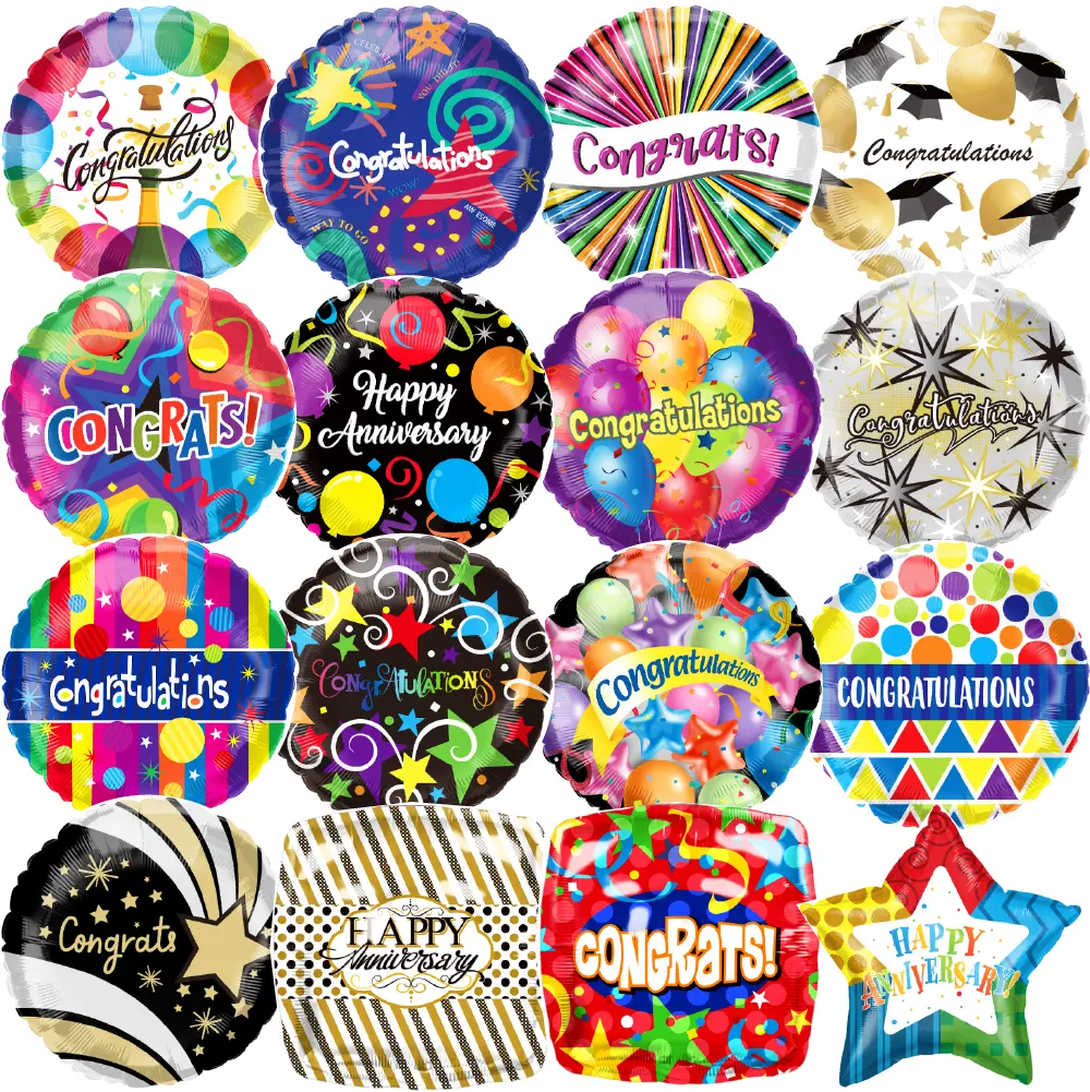 Moq 50 Stuks Guangzhou Mylar Groothandel Ballonnen Opblaasbare Welkom Thuis Back Folie Ballonnen Voor Feest