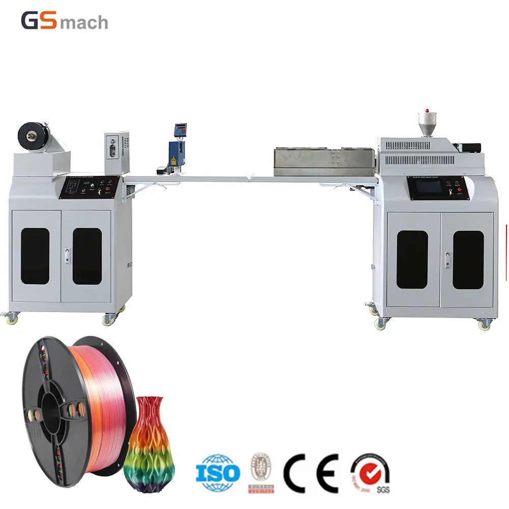 Filament Extruder Machine Met Spooler Enkele Schroef Extruder Voor 3d Printer Filament Sj35 Extruder 3d Filament