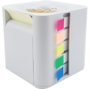 Recién llegados, bloque de notas, cubo, cajas de notas, notas adhesivas, caja tridimensional, rollo de notas