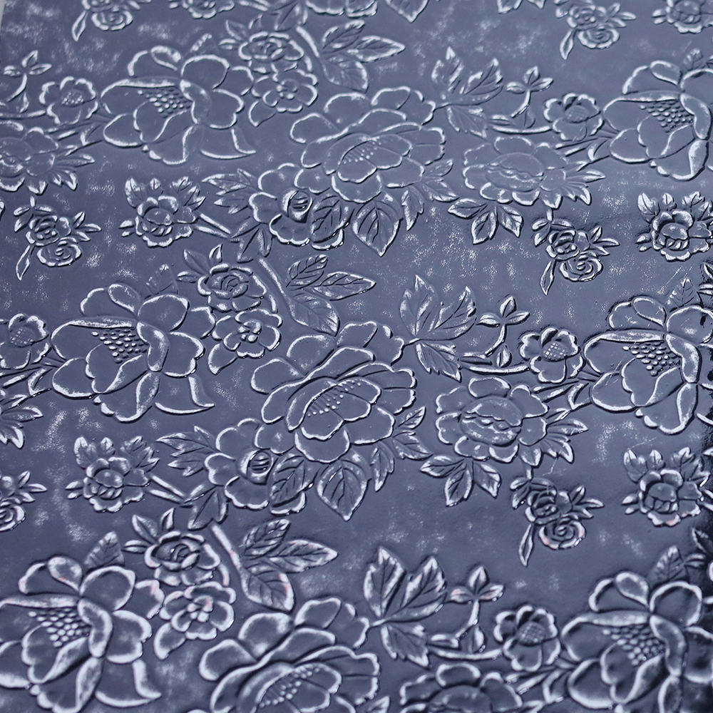White pattern with black background