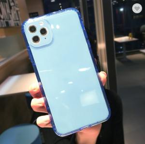 2021新しい耐衝撃カラークリスタルクリアTPUPCバンパー電話ケースバックカバーiPhone <span class=keywords><strong>X</strong></span> XR 11 12 ProMaxケース用