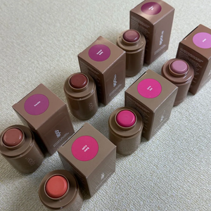 <strong>Rhodee</strong> Blush Butter Balm Lip Tint Original Box Set with Lip Liner Holder Phone Case Plum Date Cake Lip Gloss in Liquid Form