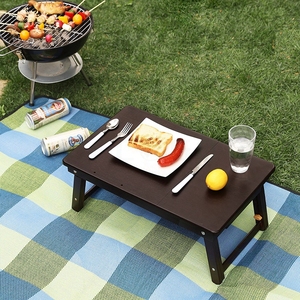 <strong>Multi</strong> <strong>Function</strong> Lapdesk, Adjustable Bed Tray Foldable Breakfast <strong>Table</strong> Tilting Top - Product Image 5