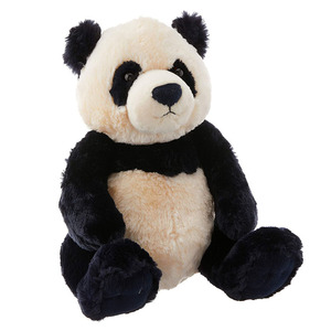 Lebensechtes süßes weiches neues Design Plüsch Panda Unisex Baumwolle Kuscheltier Spielzeug für Kinder mit Label Logo - Product Image 5
