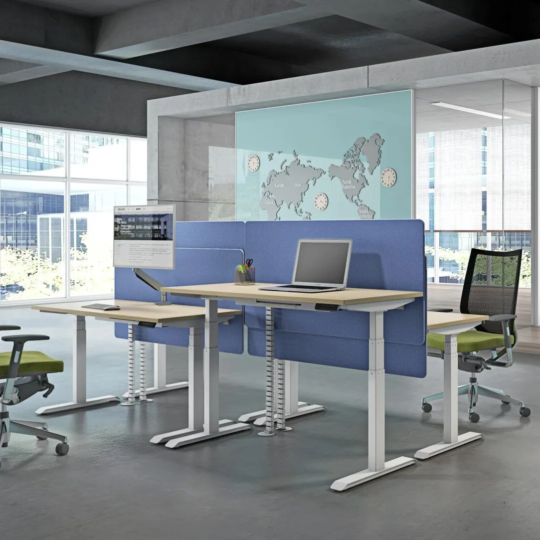 Mesa ergonómica inteligente, escritorio eléctrico de doble Motor, altura ajustable, escritorio de oficina, gran oferta