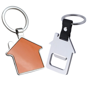 Metal <strong>Key</strong> Chain Hotel Laser Number Custom Logo Carved Advertising Promotional Gift Wholesale <strong>House</strong> <strong>Shaped</strong> Keychain