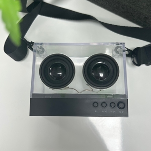 亚克力蓝牙扬声器，带RGB照明DC电源 - Product Image 5