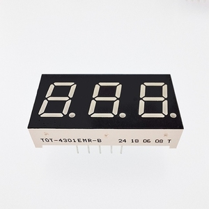 Neue Innovationen 0,40 Zoll dreistelliges 7-Segment-<span class=keywords><strong>LED</strong></span>-<span class=keywords><strong>Display</strong></span> Ultra-Red Rohs mit gutem Service