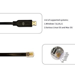 PI2303GT çip ile RJ12 6P4C RS232 seri kabloya USB - Product Image 3