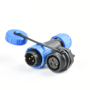 LD16 2/3/4P Industrial Socket Aviation <strong>Plug</strong> Male/Female Butt Joint Waterproof FPC 10A Copper for PCB Power 25A Rated Current - Product Image 1