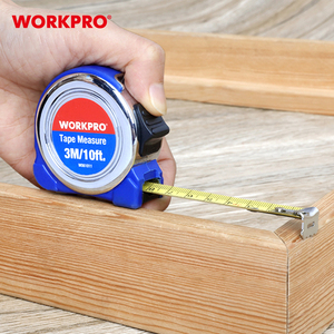 WORKPRO 3M(10FT) Số Liệu Inch Khuyến Mại Mạ Chrome Tự Động Kính Thiên Văn Mini Pocket Đo Băng Thép Biện Pháp Băng - Product Image 5