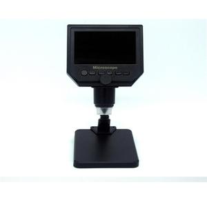 Digital 4.3&quot; Display <strong>Microscope</strong> 1-<strong>600X</strong> Magnifier 100-250V With 8 LED Adjustable Light Wth Gooseneck Bracket - Product Image 3