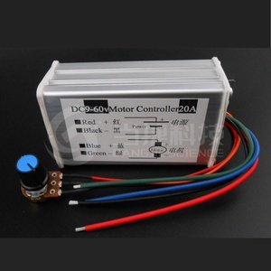 PWM DC Motor Stepless a velocità variabile di impulso larghezza del motore interruttore di controllo della velocità 12 v24v60v regolatore modulo 20A