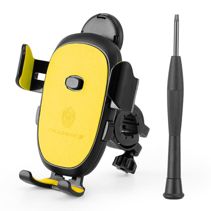 แฮนด์จักรยานสีเหลือง