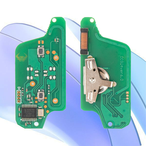 SZMAISHI 2 düğmeler Flip katlanır uzaktan kumanda araba anahtarı sormak için 433MHz ASK çip CE0523 p-eugeot araç anahtarı ile kesilmemiş VA2 bıçak - Product Image 2