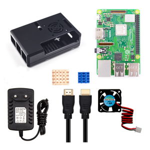 Robotraspberry ahududu Pi 3 Model B + başlangıç kiti geliştirme kiti ile ABS durumda