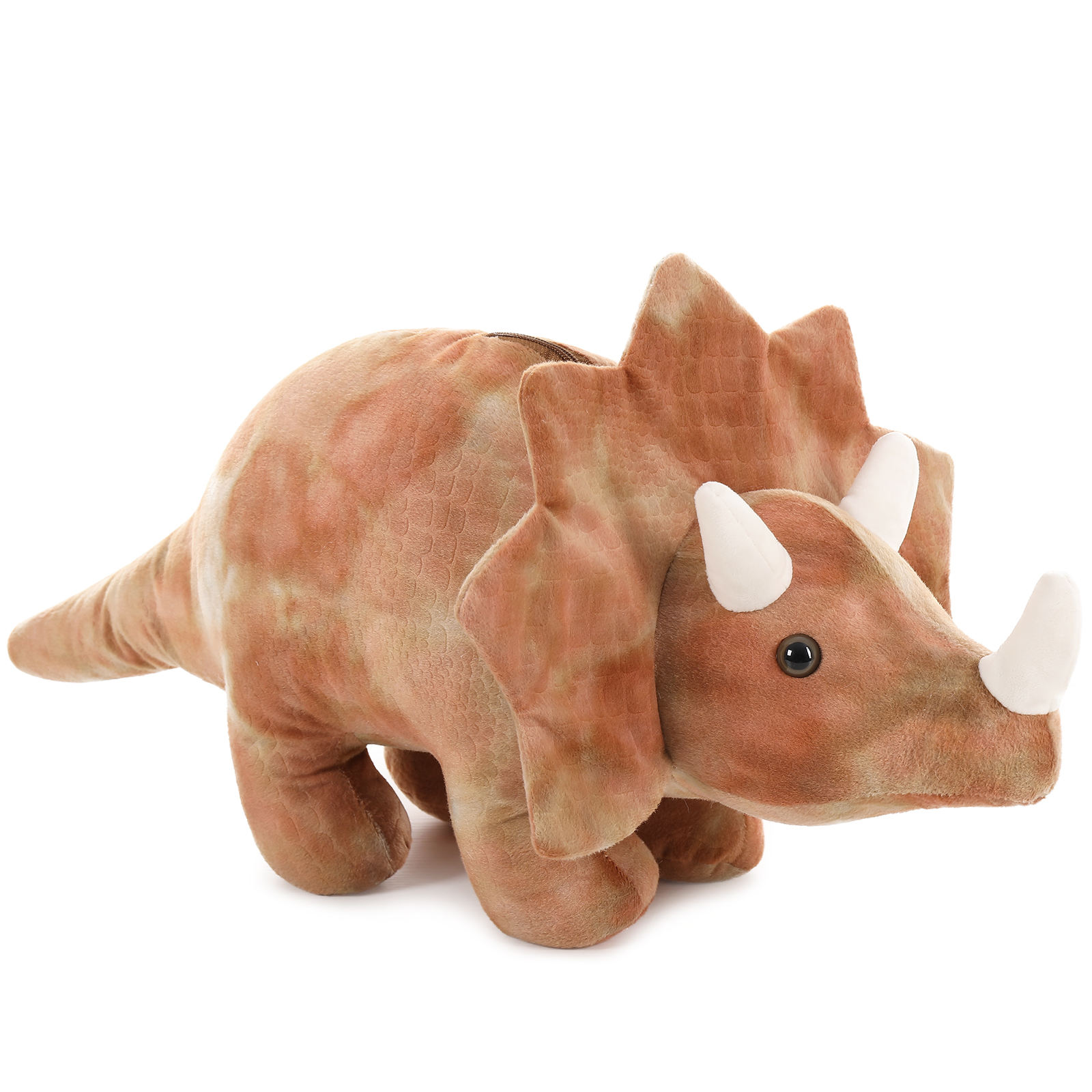 Peluche courte Triceratop 62 cm