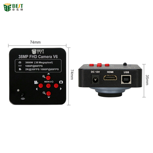 HD 1080P 60FPS Digital Video USB C-Mount Microscopio Cámara Trinocular Estéreo Microscopio para DIY Computadora PCB Reparación OEM ODM - Product Image 2