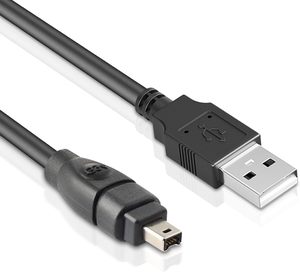 สาย1394ไฟร์ไวร์ USB AM TO 4P สำหรับซิงค์ IEEE400พร้อมแจ็กเก็ต PVC สำหรับกล้องเครื่องพิมพ์คอมพิวเตอร์และการเชื่อมต่อการ์ดเสียง - Product Image 1