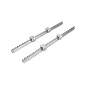 ANDUUK D15 2 SBR16 <strong>Rails</strong>+4 SBR16UU Sliders <strong>Linear</strong> Guide Slider 100mm 200 500 1000mm <strong>Linear</strong> Guide Open <strong>Linear</strong> Bearing Guide <strong>Rail</strong> - Product Image 4