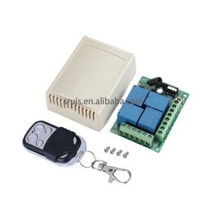 433MHzユニバーサルワイヤレスリモートDC12V 4CHRFリレーおよびトランスミッターリモートガレージ/LED/ライト/ファン/家電コントロールスイッチ - Product Image 3