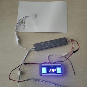 12v数字显示时间和温度调光除雾器显示浴室发光二极管镜触摸传感器开关 - Product Image 4
