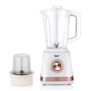 Raf 2 in 1เครื่องปั่นน้ำผลไม้1.5L ความเร็วสูง5เกียร์220V เครื่องปั่นน้ำผลไม้ขายดี450W กำลังแรงเริ่มต้นอย่างรวดเร็วด้วยใบมีด6ใบ - Product Image 2