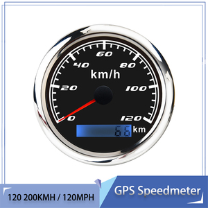 Digital Tachometer 85mm Auto Pulse GPS Speedometer Universal Speedometer for All Cars LED Meter 0~120km <strong>Mph</strong> - Product Image 2