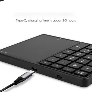 Teclado numérico inalámbrico portátil de 2,4G con panel táctil, 21 teclas, Ligero, portátil, tipo C, Mini teclado numérico para ordenador portátil de oficina en casa - Product Image 2