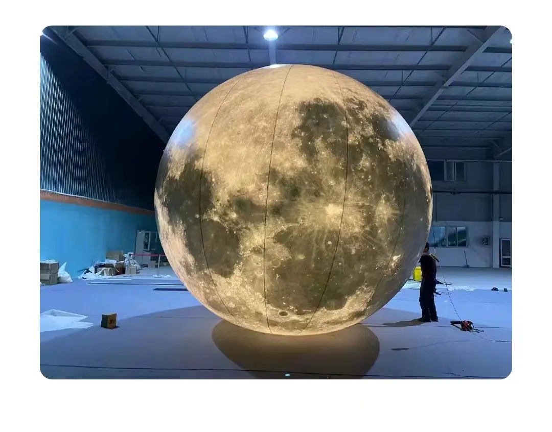 Luce palla gonfiabile luna elio gonfiare palloncini per la decorazione pubblicitaria