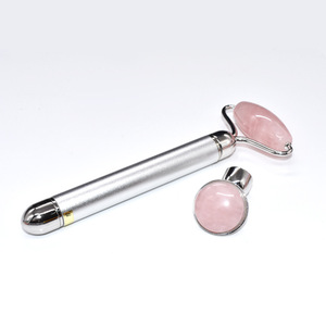HUIYING Ebay 2 in 1電気翡翠ローラーゴールドソリッドビューティーバーpiedras preciosas naturales