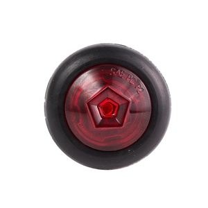 0.75 inç Mini yuvarlak LED Marker & park lambası römork Side Marker işık tam renkli beş köşeli yıldız işık araba kamyon için - Product Image 3