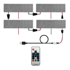 DC5V WS2812 Einzeln Adressierbaren Modul Matrix Bildschirm WS2812B Digitale Flexible LED Pixel Panel 8x 8/16x1 6/8x32