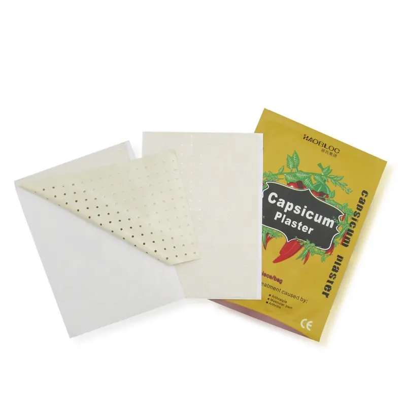 Capsaicin Plaster, Natural Herb Transdermal Patch For Pain Relieving, Self Adhesive Tape