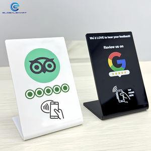 ตัวอย่างฟรีป้ายอะคริลิครหัส Qr ขาตั้งรีวิว Google เมนูอะคริลิค Nfc ขาตั้งจอแสดงผล Nfc ขาตั้งรีวิว Nfc - Product Image 6