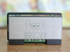 Digital anzeige messgerät 0-10V 0-20mA 2-10V 4-20mA Analoger Signale ingang 0-10V Anzeige Prozess panel Messgerät Relais Ausgang RS485-Anschluss