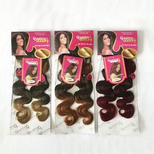 Sharopul doğal insan saçı sentetik elyaf ile karıştırın ucuz fiyat atkı kapatma ile saç ekleme su dalgası derin kıvırcık örgü - Product Image 5