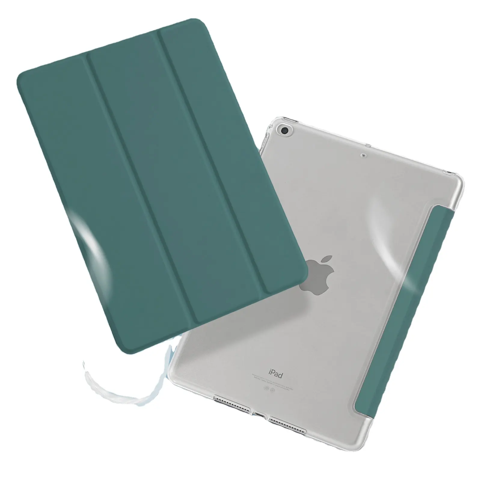 Прозрачный чехол для планшета из искусственной кожи, 9,7 дюймов, для Ipad 6-го/5-го поколения, 2018/2017 для iPad Air 2/1