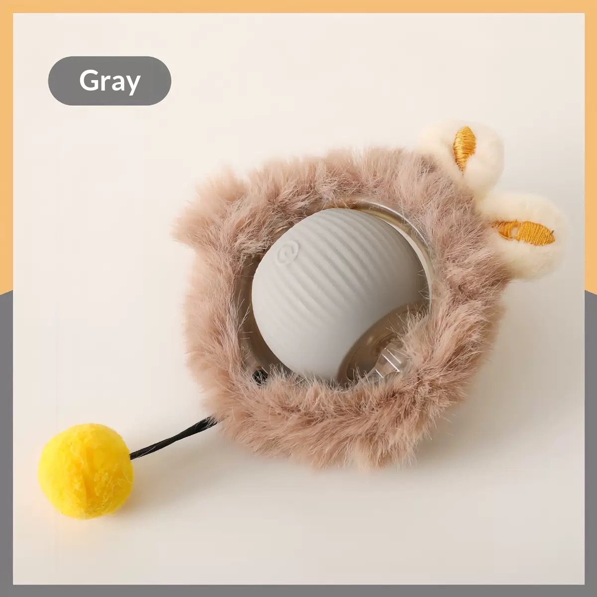 Pelota de Felpa Gris