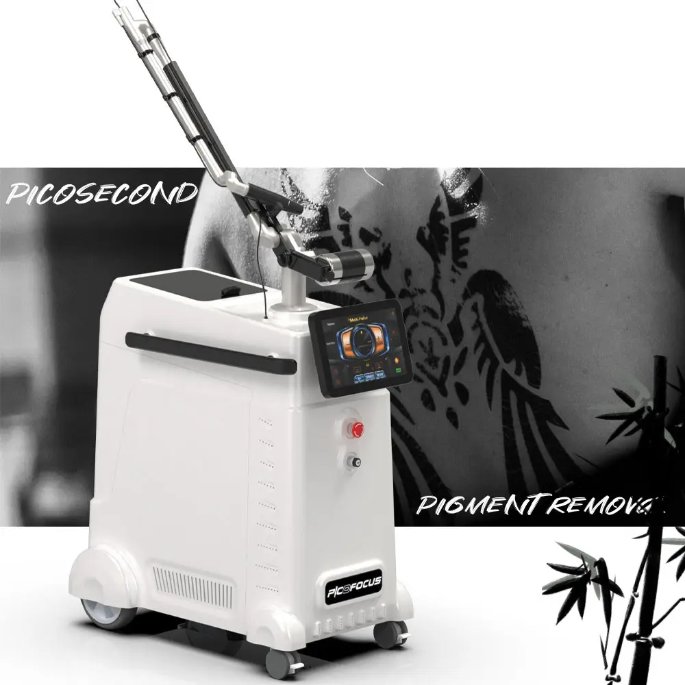 Medische Niveau Picoseconde Laser 2023 Pico Laser Schoonheidsapparatuur Tattoo Verwijdering Machine
