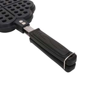 Macchina personalizzabile per <span class=keywords><strong>Waffle</strong></span> di alta qualità per <span class=keywords><strong>Waffle</strong></span> in alluminio antiaderente per <span class=keywords><strong>Waffle</strong></span> in ferro nero per fornelli a Gas - Product Image 3