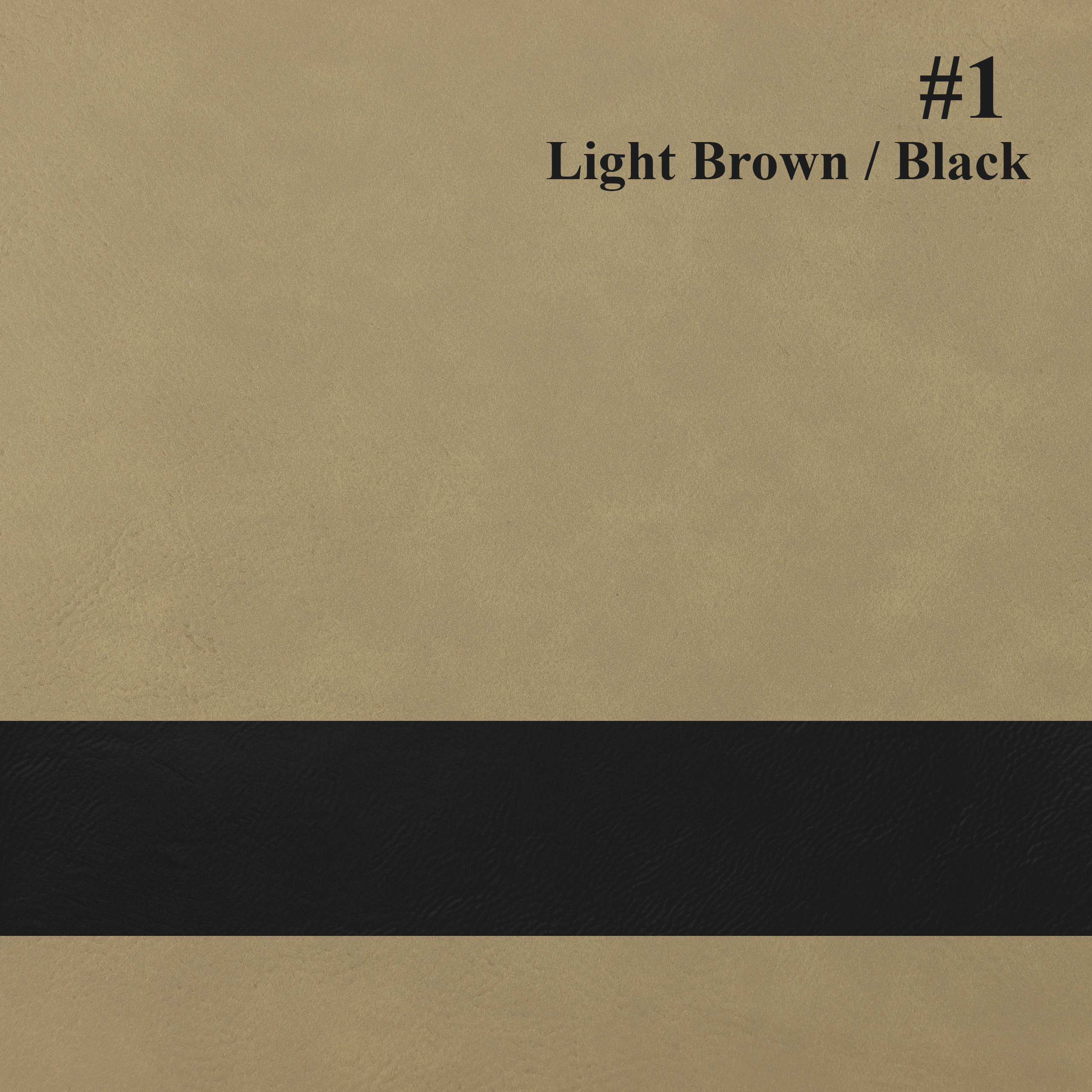 #1 light brown/black
